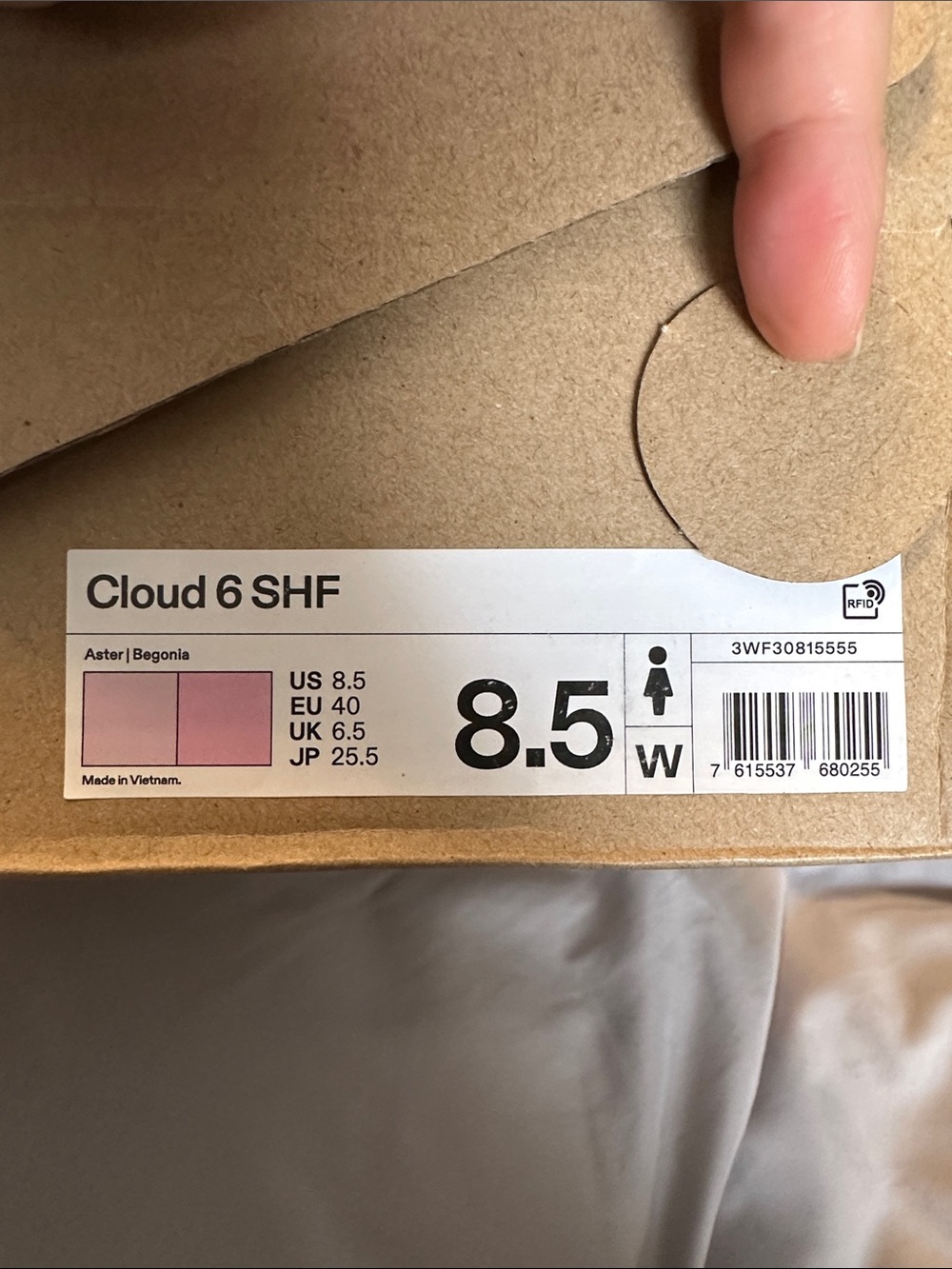 On x Sky High Farm Goods Cloud 6 Sneaker (Women) - Picture 7 of 7